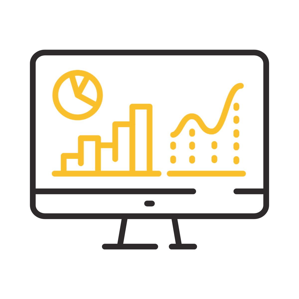 Symbol für Dashboard und Berichterstattung Dashboard & Berichterstattung